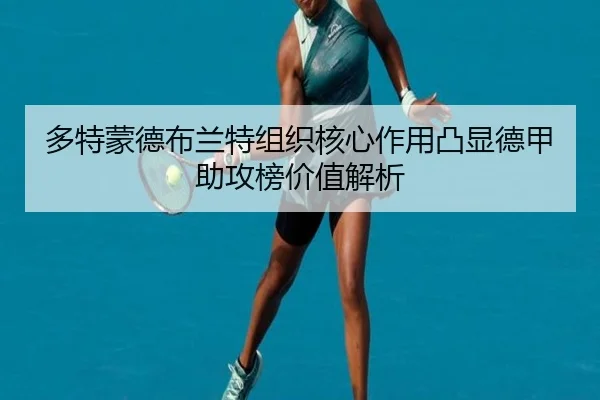 多特蒙德布兰特组织核心作用凸显德甲助攻榜价值解析